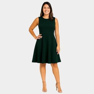 Adolfo Dominguez Size M, Dark Green Midi Dress